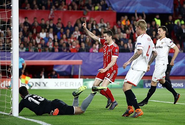 Sevilla FC v Bayern Muenchen - UEFA Champions League Quarter Final Leg One